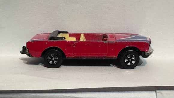Red Ford Mustang  Playat Diecast Car