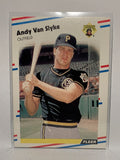 # 341 Andy Van Slyke  Pittsburgh Pirates 1988 Fleer Baseball Cards