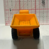 Orange Dump Truck 7332 Unbranded Construction Diecast Car