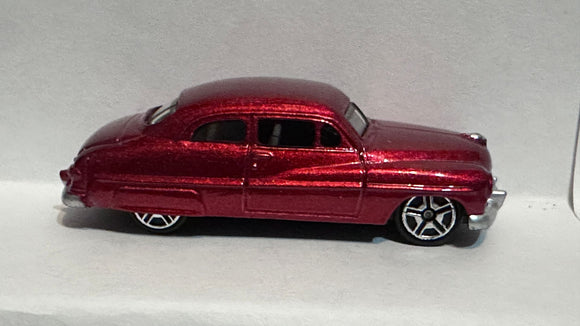 Red Mercury Coupe 1949 #6075 Yatming Diecast Car