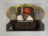 # 137 Juan Gonzalez  Texas Rangers 1999 Crown Royale Baseball Cards