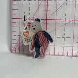 Ty Tennie Beanie Babies Bear  Lapel Pin