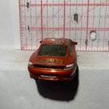 Red Porsche 911 Turbo 1/58 Dirty Matchbox Diecast Car