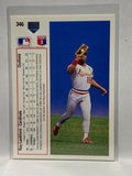# 346 Ray Lankford  St Louis Cardinals 1991 UD Baseball Cards