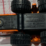 Orange Tractor Shovel Front End Loader #29 1976 Matchbox Diecast Car