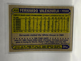 # 410 Fernando Valenzuela  Los Angeles Dodgers 1987 Topps Baseball Cards