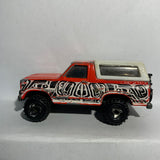 Red 4x4 Ford Bronco 19080 Alaska Truck Hot Wheels Diecast Car