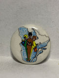 Three Women Qubec Province  Button Pinback