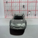 Silver Mercedes-Benz CLK-GTR Street Version Maisto Diecast Car