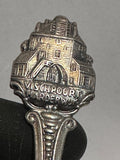 Vischpoort Harderwijk Tourist Attraction Natherlands Silver Plated Europe Souvenir Spoon