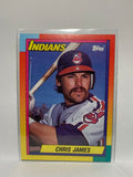 # 46T Chris James  Cleveland Indians 1990 Topps Baseball Cards