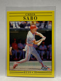 # 80 Chris Sabo  Cincinnati Reds 1991 Fleer Baseball card