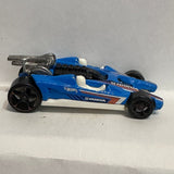 Blue Honda Racer 2014 Hot Wheels Diecast Car