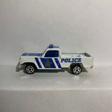White Police Truck Unbranded Diecast Car