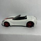 White '14 Corvette Stingray Hot Wheels Diecast Car