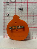 Pumpkin Halloween Jack O Lentern  Button Pinback