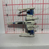 White Star Wars Resistance X-Wing Fighter Hot Wheels Diecast Car