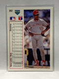 # 353 Barry Larkin  Cincinnati Reds 1991 UD Baseball Cards
