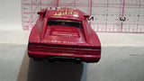 Red Ferrari Testarossa #11 Super Star Yatming Diecast Car