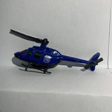 Blue Police Helicopter Unbranded Diecast Car
