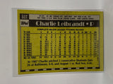 # 60T Charlie Leibrandt  Atlanta Braves 1990 Topps Baseball Cards