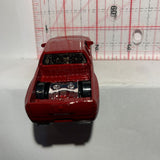 Red Nissan Titan Truck Hot Wheels Diecast Car