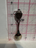 Eckville Alta Wild Rose  Alberta Souvenir Spoon