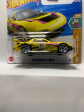 Yellow '95 Mazda RX-7 Drift HW '70s vs '90s HYY95 N521 2024 Short Card Hot Wheels Diecast Car
