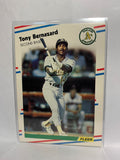 # 275 Tony Bernazard  Oakland Athletics 1988 Fleer Baseball Cards