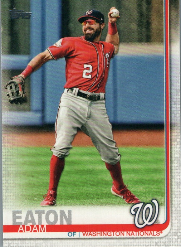 #316 Adam Eaton Washington Nationals 2019 Topps Series 1 Baseball