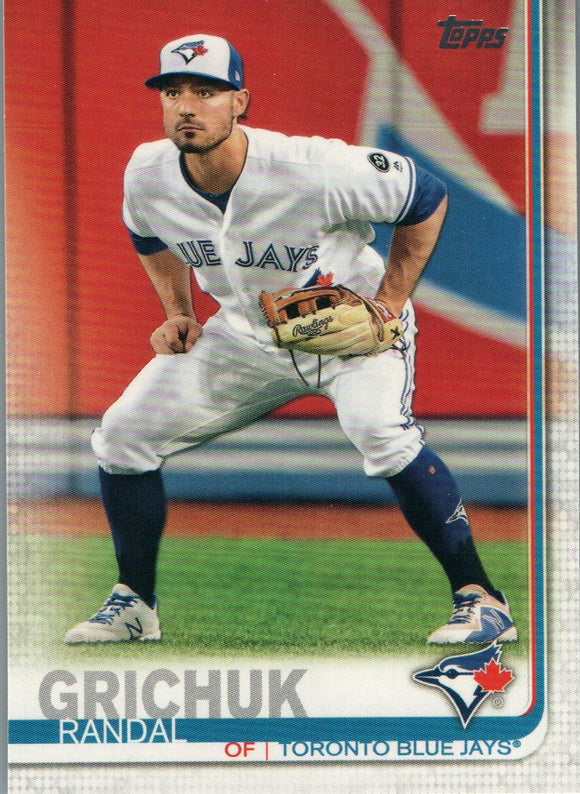 #309 Randal Grichuk Toronto Blue Jays 2019 Topps Series 1 Baseball