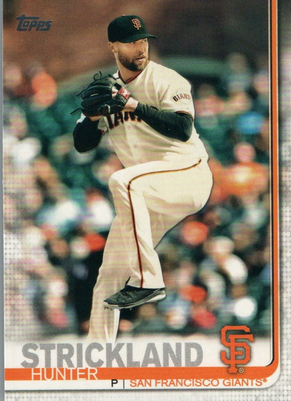 #153 Hunter Strickland San Francisco Giants 2019 Topps Series 1 Baseball