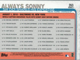 #263 Always Sonny Sir Didi Shares his Expertise New York Yankees 2019 Topps Series 1 Baseball