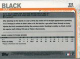 #333 Ray Black San Francisco Giants 2019 Topps Series 1 Baseball