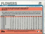 #244 Tyler Flowers Atlanta Braves 2019 Topps Series 1 Baseball