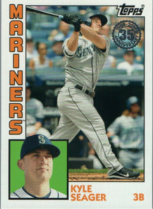 T84-46 Kyle Seager Seattle Mariners 2019 Topps Series 1 Baseball