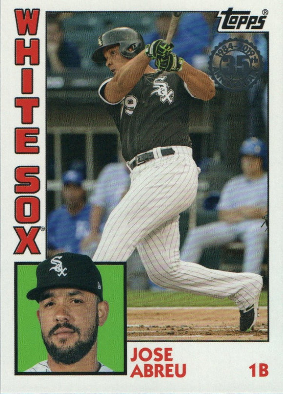 T84-77 Jose Abreu Chicago White Sox 2019 Topps Series 1 Baseball