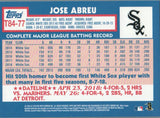 T84-77 Jose Abreu Chicago White Sox 2019 Topps Series 1 Baseball