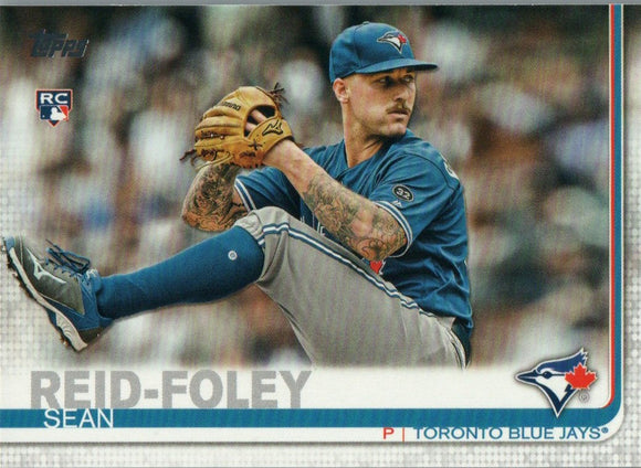 #134 Sean Reid-Foley Toronto Blue Jays RC 2019 Topps Series 1 Baseball