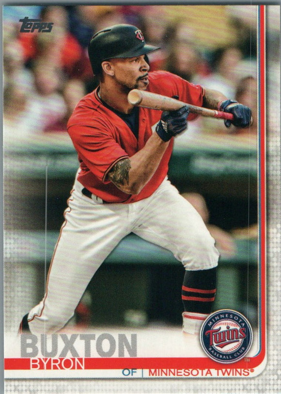 #158 Byron Buxton Minnesota Twins 2019 Topps Series 1 Baseball