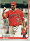#18 Blake Parker Los Angeles Angels 2019 Topps Series 1 Baseball
