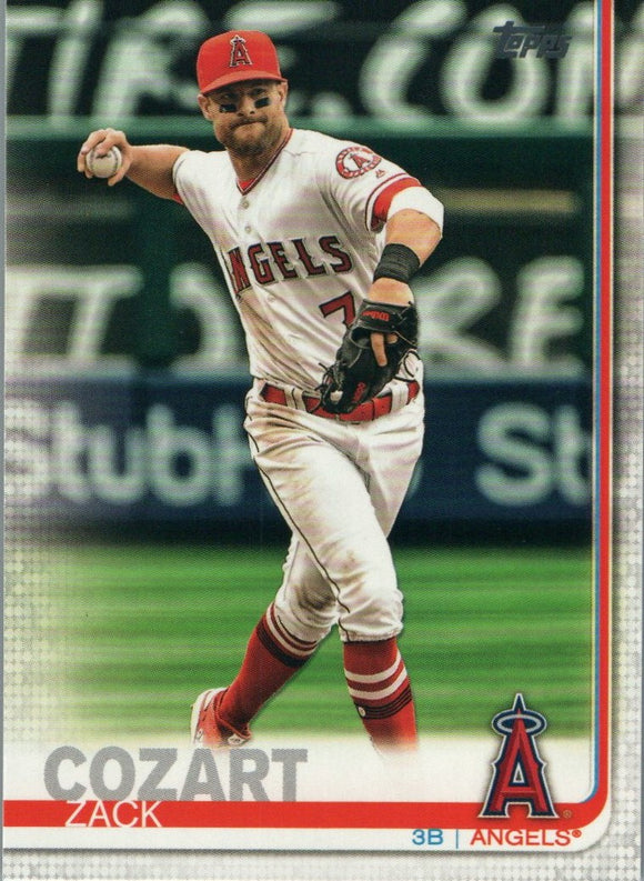 #204 Zack Cozart Los Angeles Angels 2019 Topps Series 1 Baseball