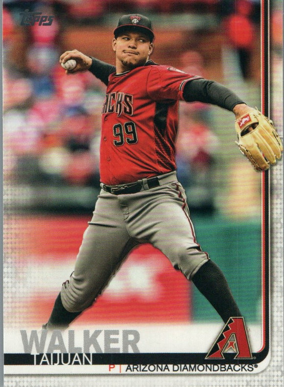 #286 Taijuan Walker Arizona Diamondbacks 2019 Topps Series 1 Baseball