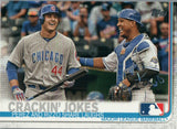 #12 Crackin' Jokes Perez and Rizzo Share Laughs 2019 Topps Series 1 Baseball