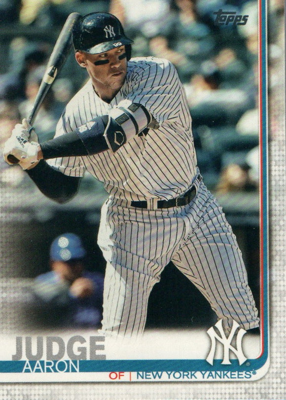 #150 Aaron Judge New York Yankees 2019 Topps Series 1 Baseball