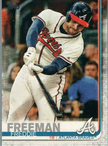 #183 Freddie Freeman Atlanta Braves 2019 Topps Series 1 Baseball