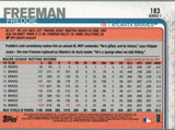 #183 Freddie Freeman Atlanta Braves 2019 Topps Series 1 Baseball