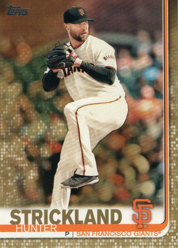 #153 Hunter Strickland San Francisco Giants Gold 964/2019 2019 Topps Series 1 Baseball