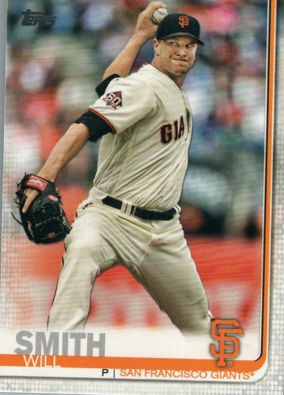 #203 Will Smith San Francisco Giants 2019 Topps Series 1 Baseball