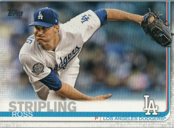 #267 Ross Stripling Los Angeles Dodgers 2019 Topps Series 1 Baseball
